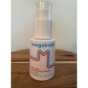 Megababe Bust Dust Anti Body Sweat Powder 3 oz with Pump New